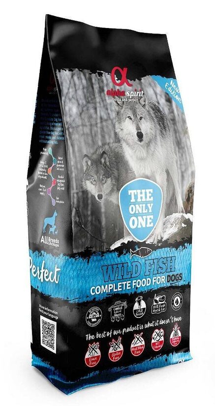Alpha Spirit Wild Fish barība ar zivīm suņiem, 12kg